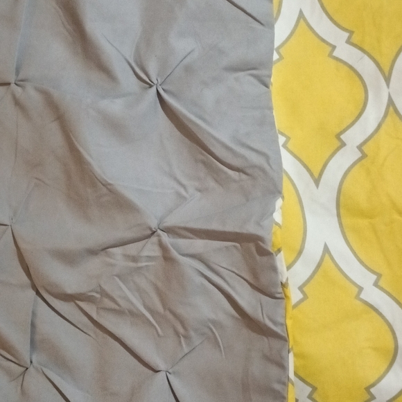 VCNY Home Scottsdale Ruched 3 Piece Reversible Queen Bedding Duvet Cover Set - Picture 7 of 10